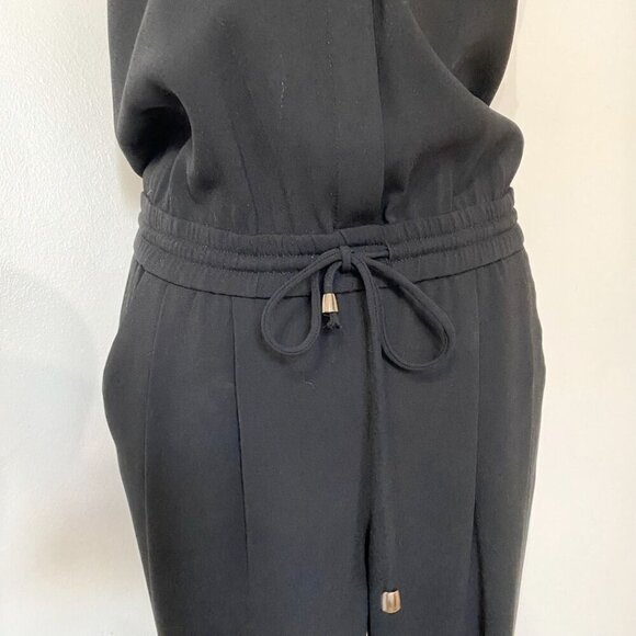 NWOT JUDITH & CHARLES BLACK UTILITY SLEEVELESS FULL LENGTH JUMPSUIT - XS - Picture 6 of 11